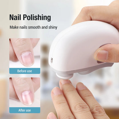 2-in-1 Electric Nail Clipper & Polisher | Multifunctional Nail Care Tool