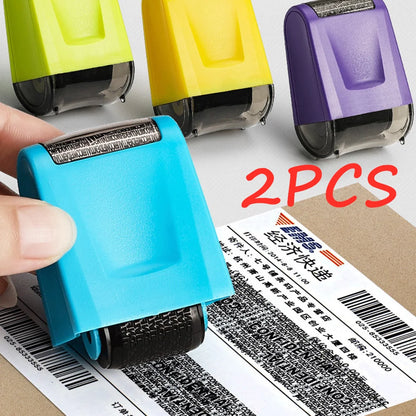 Anti-Theft ID Protection Stamp Roller – Privacy Security Seal for Sensitive Information