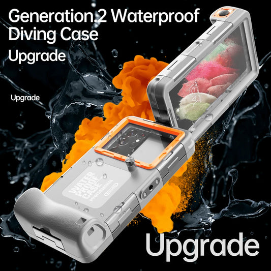 Professional Diving Waterproof Phone Case – 15m Underwater Protection for iPhone 15/14/13/12 Pro Max, Samsung S22/S23, Huawei