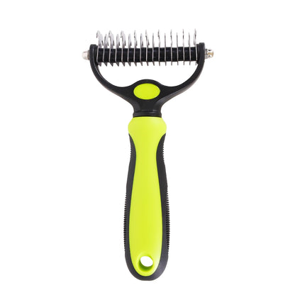 Pet Knot Remover Comb | Double-Sided Grooming & Hair Deshedding Brush for Dogs & Cats